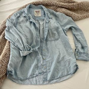 Chambray button down shirt - SIZE XL